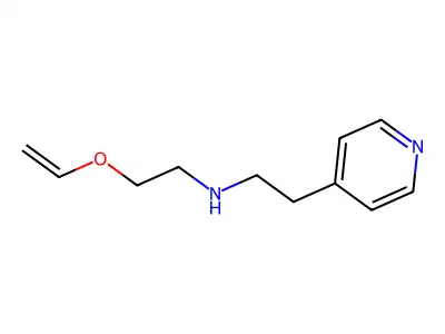 N-[2-(Ethenyloxy)ethyl]-4-pyridineethanamine structure