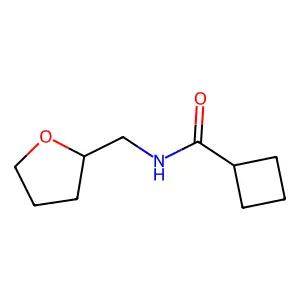 Cyclobutanecarboxamide, N-tetrahydrofurfuryl- structure