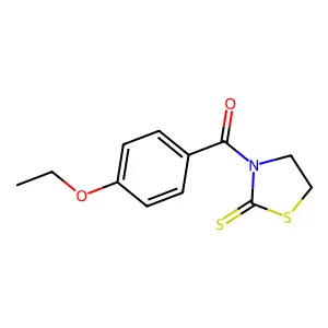 3-(4-Ethoxybenzoyl)-1,3-thiazolidine-2-thione structure