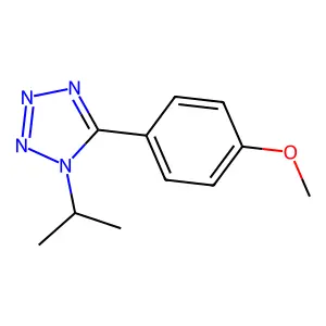 1-Isopropyl-5-(4-methoxy-phenyl)-1H-tetrazole structure