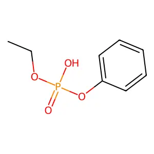 Ethyl phenyl hydrogen phosphate structure