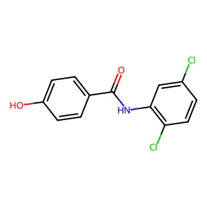 N-(2,5-dichlorophenyl)-4-hydroxybenzamide structure