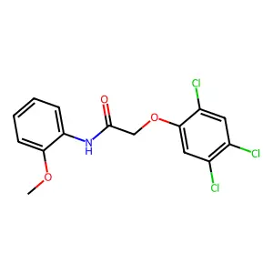 N-(2-methoxyphenyl)-2-(2,4,5-trichlorophenoxy)acetamide structure