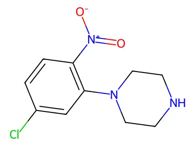 1-(5-Chloro-2-nitrophenyl)piperazine structure