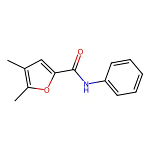 4,5-dimethyl-N-phenyl-2-furamide structure