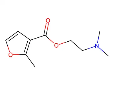 2-(Dimethylamino)ethyl 2-methylfuran-3-carboxylate structure