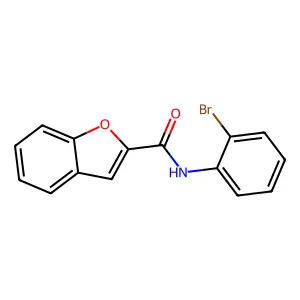 N-(2-溴苯基)苯并呋喃-2-甲酰胺 structure