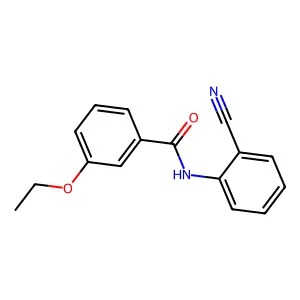 N-(2-cyanophenyl)-3-ethoxybenzamide structure