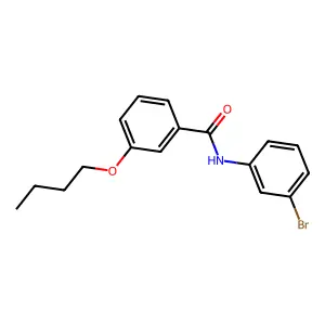 N-(3-bromophenyl)-3-butoxybenzamide structure