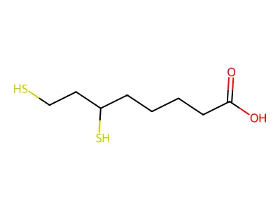 二氢硫辛酸 structure