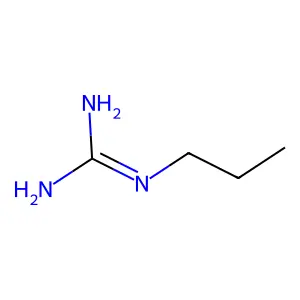 Propylguanidine structure