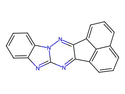 Acenaphtho[1',2':5,6][1,2,4]triazino[2,3-a]benzimidazole structure