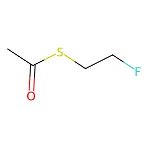 硫代乙酸S-(2-氟乙基)酯 structure