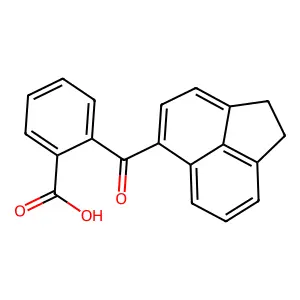 2-(1,2-Dihydroacenaphthylene-5-carbonyl)benzoic acid structure