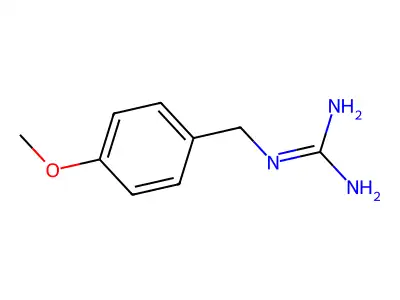 1-(4-Methoxybenzyl)guanidine structure