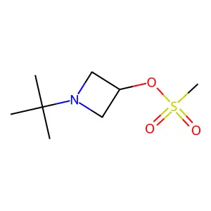 1-Tert-butylazetidin-3-yl methanesulfonate structure