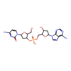 2'-Deoxycytidine-2'-deoxyadenosine-3',5'-monophosphate structure