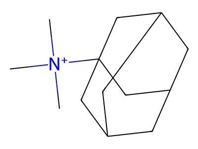 1-Adamantyl(trimethyl)ammonium structure