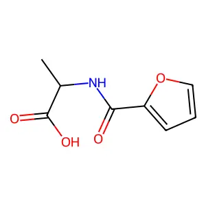 2-[(Furan-2-carbonyl)-amino]-propionic acid structure