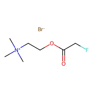 Choline, bromide, fluoroacetate structure