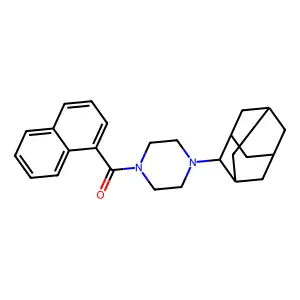 [4-(2-Adamantyl)piperazin-1-yl]-naphthalen-1-ylmethanone structure