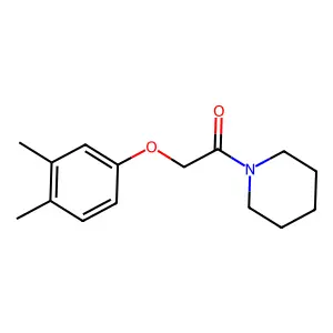 2-(3,4-Dimethylphenoxy)-1-(piperidin-1-yl)ethanone structure
