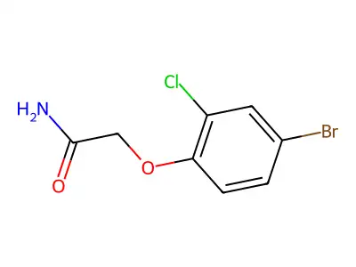 2-(4-Bromo-2-chlorophenoxy)acetamide structure