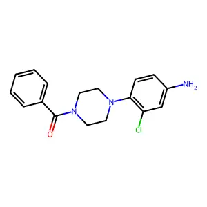 (4-(4-Amino-2-chlorophenyl)piperazin-1-yl)(phenyl)methanone structure