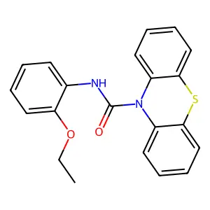 N-(2-ethoxyphenyl)-10H-phenothiazine-10-carboxamide structure