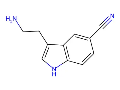 5-氰基色胺 structure