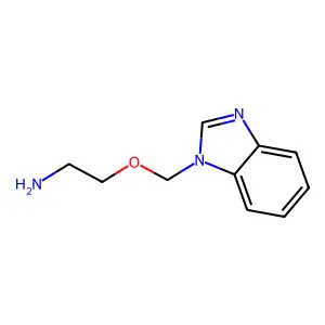 2-(1h-Benzimidazol-1-ylmethoxy)ethanamine structure
