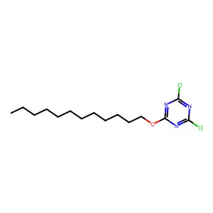 2,4-Dichloro-6-dodecoxy-1,3,5-triazine structure