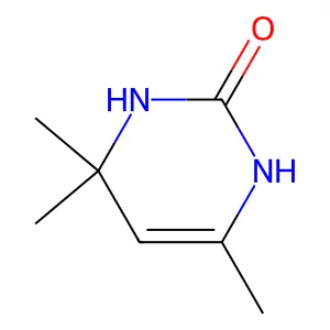 2(1H)-Pyrimidinone, 3,4-dihydro-4,4,6-trimethyl- structure