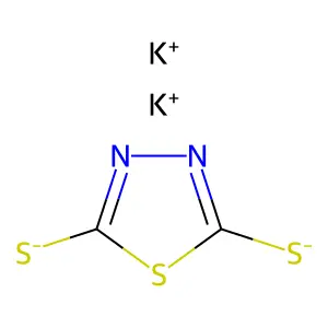 1,3,4-Thiadiazolidine-2,5-dithione, potassium salt (1:2) structure