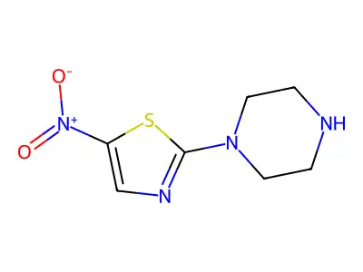 1-(5-Nitro-thiazol-2-yl)-piperazine structure