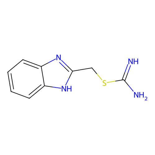 (Benzimidazol-2-ylmethyl)thiocarboxamidine structure