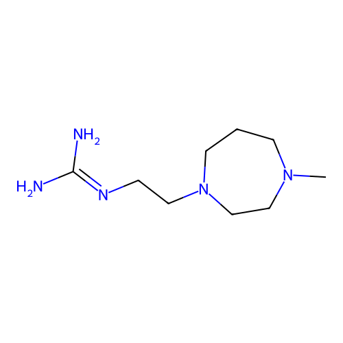 2-[2-(4-Methyl-1,4-diazepan-1-yl)ethyl]guanidine structure