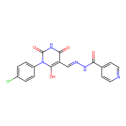 CAS 4637-65-4 - C17H12ClN5O4 structure