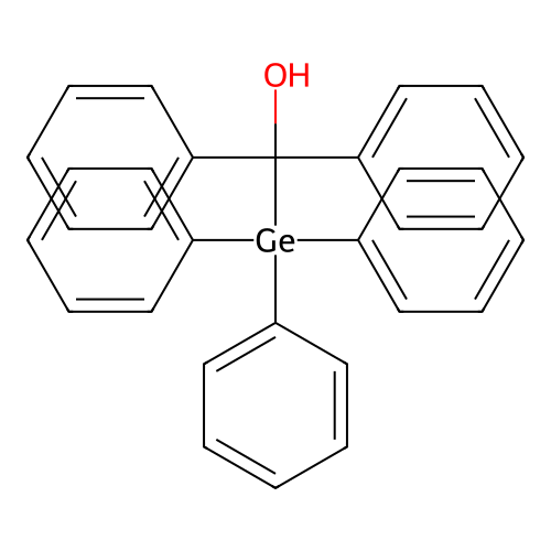 Diphenyl(triphenylgermyl)methanol structure
