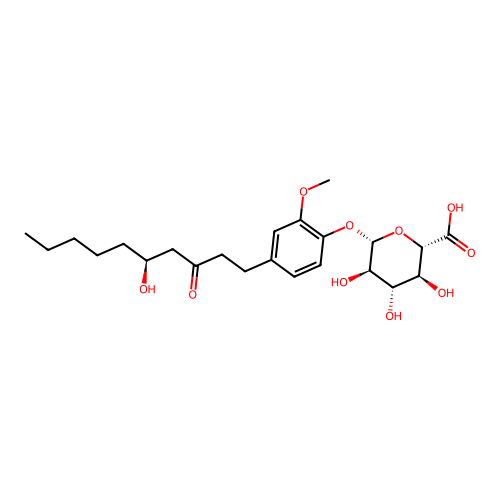 6-gingerol-4'-O-beta-glucuronate structure