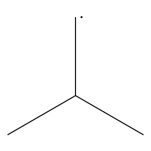 Isobutyl radical structure