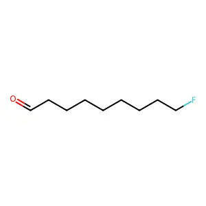 Nonanal, 9-fluoro- structure