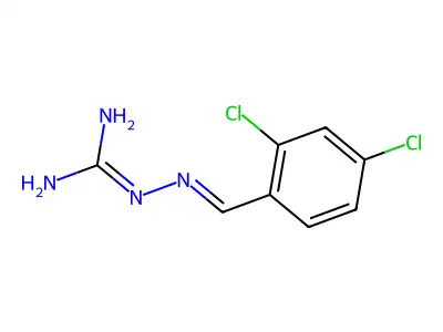 2-[(2,4-Dichlorophenyl)methylideneamino]guanidine structure