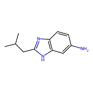 2-Isobutyl-1H-benzoimidazol-5-ylamine structure