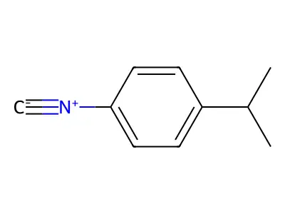 Benzene, 1-isocyano-4-(1-methylethyl)- structure