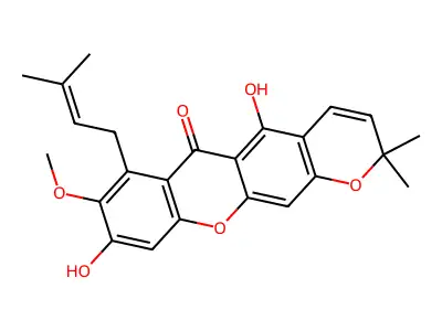Mangostanin structure