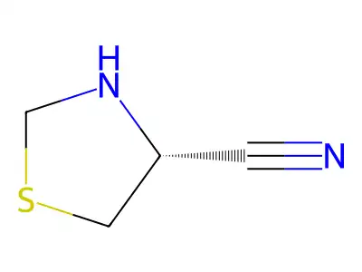 (4R)-1,3-thiazolidine-4-carbonitrile structure
