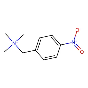 Benzenemethanaminium, N,N,N-trimethyl-4-nitro- structure