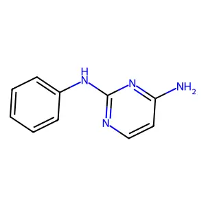 N2-Phenyl-2,4-pyrimidinediamine structure