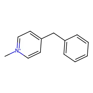 4-Benzyl-1-methylpyridin-1-ium structure